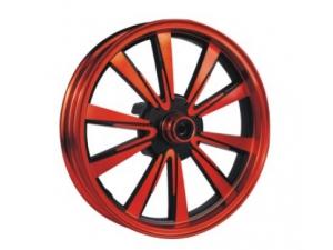 Jante noire en alliage coulé pour scooter, 10''×2.15''